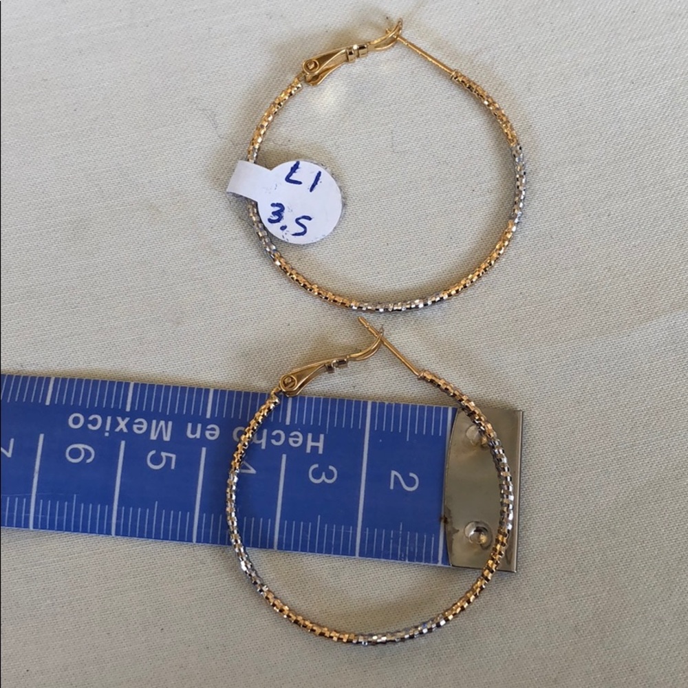 18k gold filled hoops
